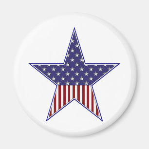 Aimant Drapeau patriotique américain