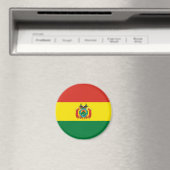 Aimant Drapeau patriotique bolivien (In Situ (Lave-vaisselle))