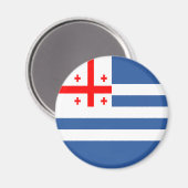 Aimant Drapeau patriotique d'Adjara (Recto/Verso)