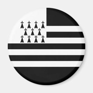 Aimant Drapeau patriotique de Bretagne