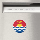 Aimant Drapeau patriotique de Kiribati (In Situ (Lave-vaisselle))