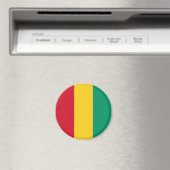 Aimant Drapeau patriotique de la Guinée (In Situ (Lave-vaisselle))