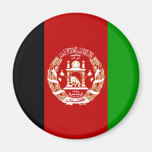 Aimant Drapeau patriotique de l'Afghanistan