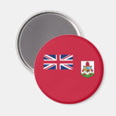 Aimant Drapeau patriotique des Bermudes (Recto/Verso)