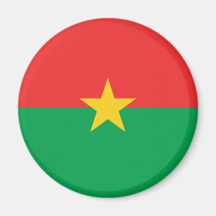 Aimant Drapeau patriotique du Burkina Faso