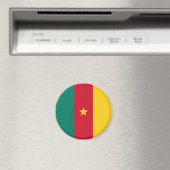 Aimant Drapeau patriotique du Cameroun (In Situ (Lave-vaisselle))