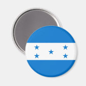 Aimant Drapeau patriotique du Honduras (Recto/Verso)