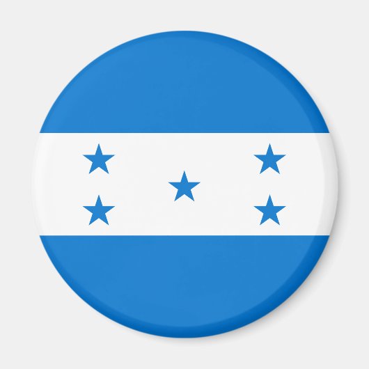 Aimant Drapeau patriotique du Honduras (Devant)