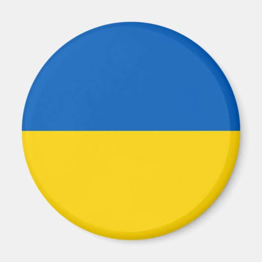 Aimant Drapeau patriotique ukrainien (Devant)