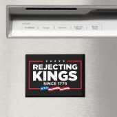 Aimant Drapeau Patriotique USA depuis 1776 (In Situ (Lave-vaisselle))