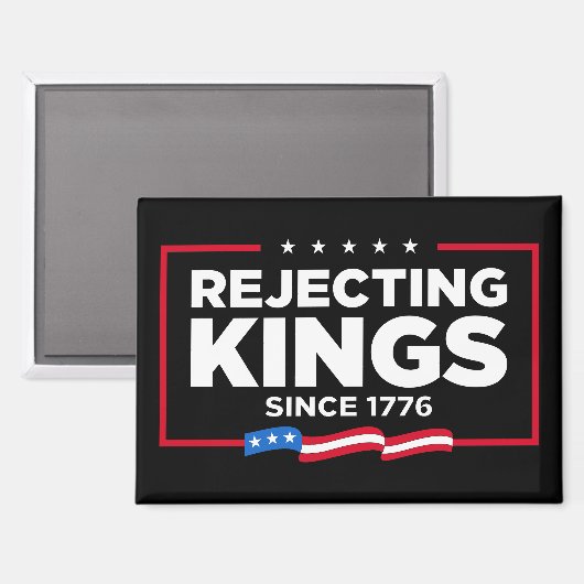 Aimant Drapeau Patriotique USA depuis 1776 (Recto/Verso)