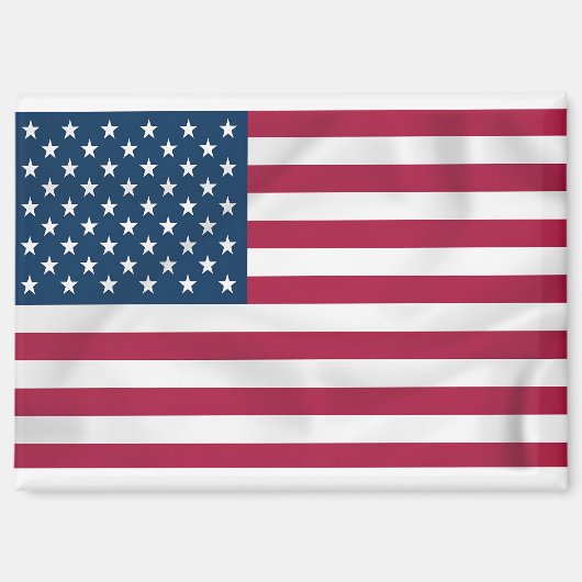 Aimant drapeau patriotique USA pour toute surface (Recto)
