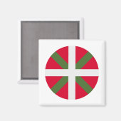 Aimant Drapeau Pays Basque (Recto/Verso)