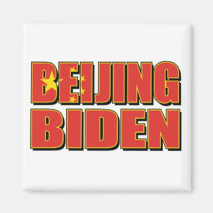 Aimant Drapeau Pékin-Biden-Chine.