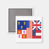 Aimant Drapeau Pensacola (Recto/Verso)