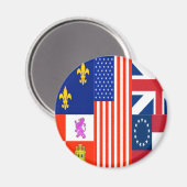 Aimant Drapeau Pensacola (Recto/Verso)