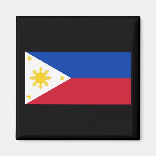 Aimant Drapeau philippin (aimant) (Devant)