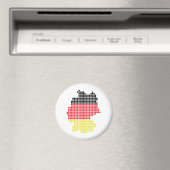 Aimant drapeau pixel allemand (In Situ (Lave-vaisselle))