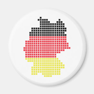 Aimant drapeau pixel allemand
