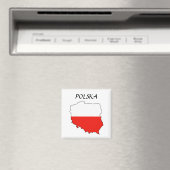 Aimant Drapeau polonais "Polska" (In Situ (Lave-vaisselle))