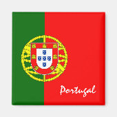 Aimant Drapeau portugais & Vacances Portugal /fans sporti (Devant)
