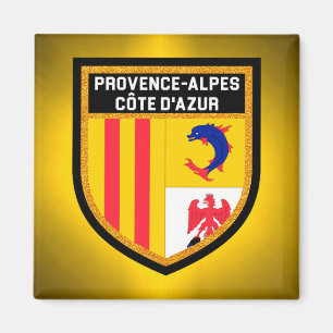 Aimant Drapeau Provence-Alpes-Côte d'Azur