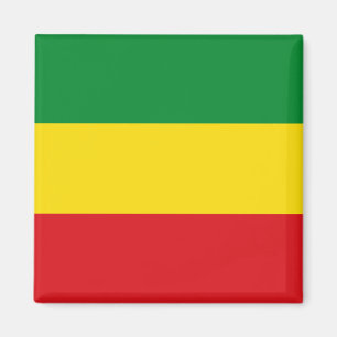 Aimant Drapeau rastafari éthiopien Rasta
