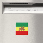 Aimant Drapeau rastafarien (Rastafarianisme) (Rasta) (In Situ (Lave-vaisselle))
