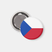 Aimant Drapeau République tchèque (Recto/Verso)