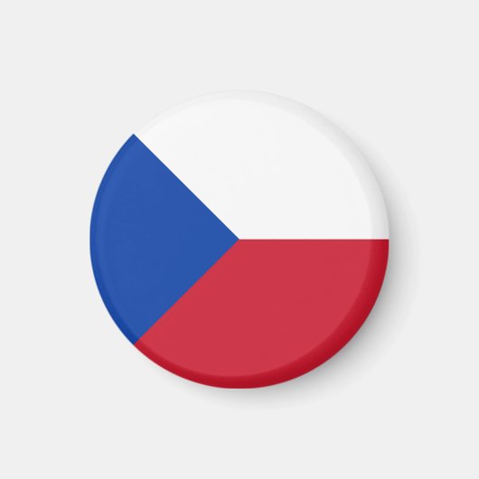 Aimant Drapeau République tchèque (Devant)