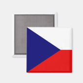 Aimant Drapeau République tchèque (Recto/Verso)