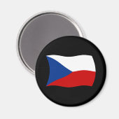 Aimant Drapeau République Tchèque (Recto/Verso)