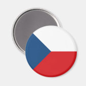 Aimant Drapeau République tchèque (Recto/Verso)