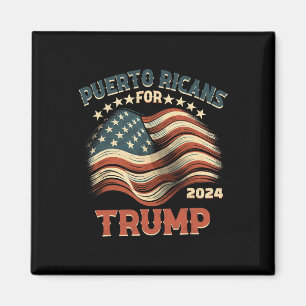 Aimant Drapeau Ricains Pour Trump 2024 États-Unis