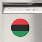 Aimant Drapeau rouge, noir et vert (In Situ (Lave-vaisselle))