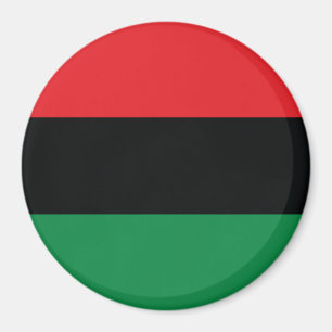 Aimant Drapeau rouge, noir et vert