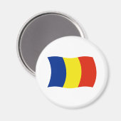 Aimant Drapeau Roumain (Recto/Verso)