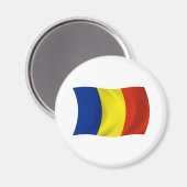 Aimant Drapeau Roumain (Recto/Verso)