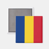 Aimant Drapeau roumain (Roumanie) (Recto/Verso)