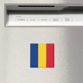 Aimant Drapeau roumain (Roumanie) (In Situ (Lave-vaisselle))