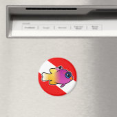 Aimant Drapeau Royal Gramma Dive (In Situ (Lave-vaisselle))