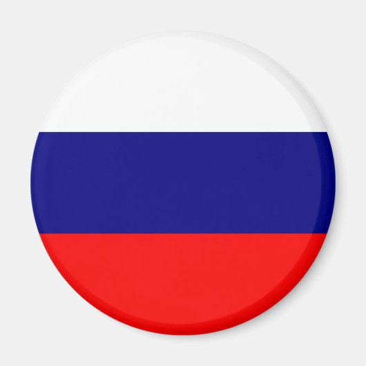 Aimant Drapeau russe (Devant)