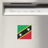 Aimant Drapeau Saint-Kitts-et-Nevis (In Situ (Lave-vaisselle))