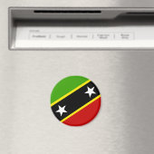 Aimant Drapeau Saint-Kitts-Et-Nevis (In Situ (Lave-vaisselle))