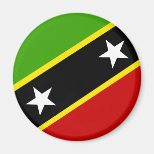 Aimant Drapeau Saint-Kitts-Et-Nevis