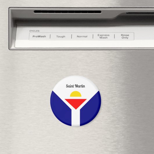 Aimant Drapeau Saint-Martin (In Situ (Lave-vaisselle))