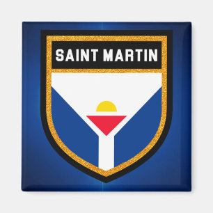 Aimant Drapeau Saint-Martin