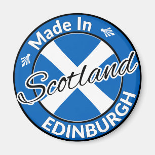 Aimant Drapeau salé d'Edimbourg en Ecosse
