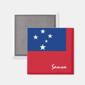 Aimant Drapeau Samoa & Océanie Iles vacances/amateurs de (Recto/Verso)