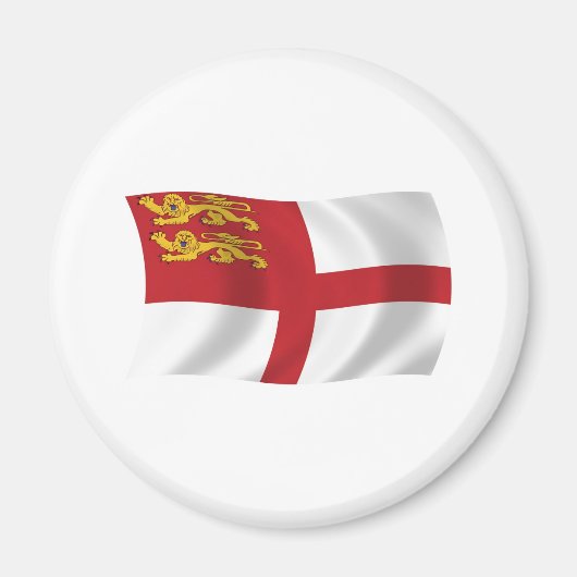 Aimant Drapeau Sark (Devant)